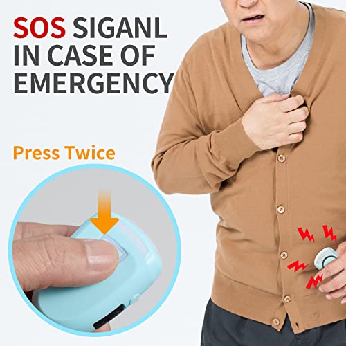 Rechargeable Personal Alarm for Women - Safety Keychain 2 Pack, 130 dB Siren and Strobe Light, for Students, Joggers, Night Workers, Elders, Kids, Women, 4 Pop Color (Aqua&Black)