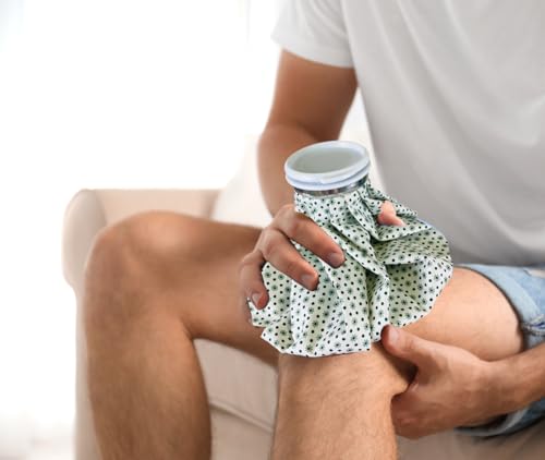 IMPASSE 2 Piece Small Reusable Ice Pack Bag for Injuries | Ice Bags for Cold Therapy and Pain Relief with Cover, No-Leak Elastic Breathable Ice Bag, Size 6" - size: 6"