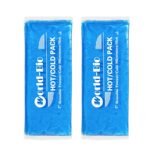 Gel Soft Flexible Ice Packs, 2-Pack, 12" x 4.7", Reusable - style: 2 Ice Pack-12" X 4.7"
