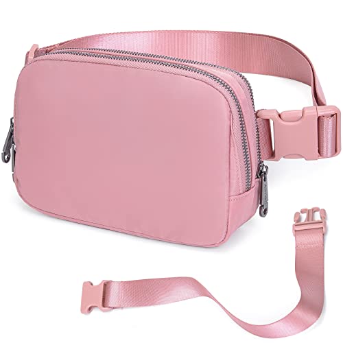 AROME Mini Belt Bag for Women Men Fashion Waist Packs Fanny Pack - color: Pink