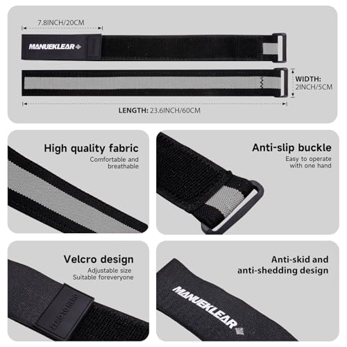 MANUEKLEAR Blood Flow Restriction Bands for Women Butt Lift - color: Gray