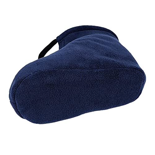 Winter Warm Cast Sock, Thick Fleece Foot Cast Cover - Below the Knee Toe Boot Cover, Protective and Washable Sleeve Wrap, Foot Warmer, Navy Blue - size: S