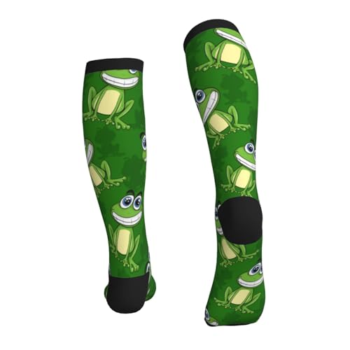 Compression Socks Circulation 15-20 Mmhg Knee High - color: Frog