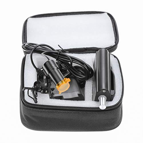 5W Waist Hanging LED HeadLight with Plastic Clip for Magnifier (Black) - color: Black