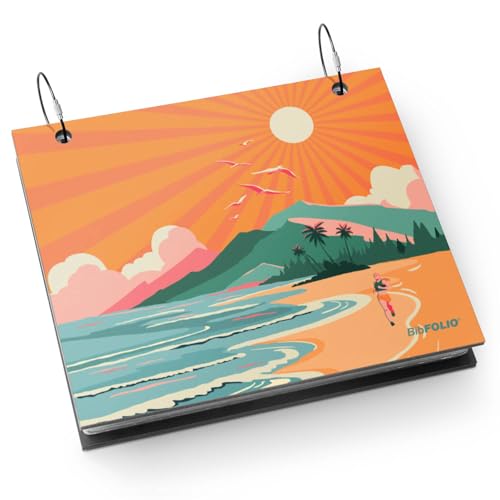 Gone For a Run BibFOLIO Race Bib Album - Miles of Sunshine - 9.5x8 - color: Miles of Sunshine
