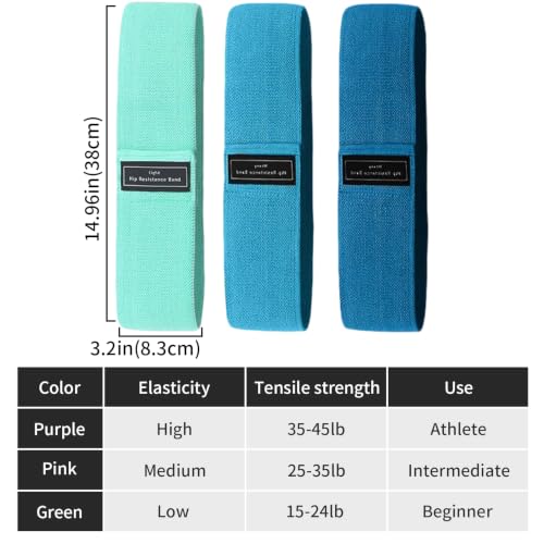 Resistance Bands for Working Out with Exercise Bands Guid - color: Black