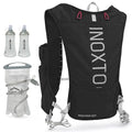 INOXTO Running Hydration Vest Backpack,Lightweight Insulated Pack with 1.5L Water Bladder Bag Daypack for Hiking Trail Running Cycling Race Marathon for Women Men - color: Black white