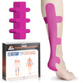 KTQUICK Precut Kinesiology Tape for Achilles Tendon,12PCS,20% Stronger,Pink - color: Pink
