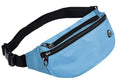 Fanny Packs for Men and Women Water-Repellent Sports Waist Pack Bag - color: 1pack-Sky Blue