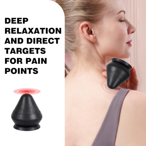 WOVTE Massage Lacrosse Ball for Sore Muscles, Shoulders, Neck, Back, Foot, Body, Deep Tissue, Trigger Point, Muscle Knots, Yoga and Myofascial Release (Blue) (Black（Set）) - color: Black（set）