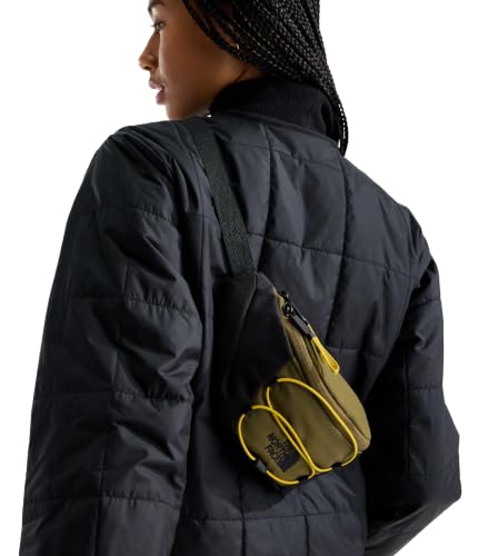 THE NORTH FACE Jester Lumbar Pack | Fanny Pack With Water Repellent Finish, 2.2 Liters, Crossbody Adjustable Strap - color: Caraway Seed/TNF Black/Pigment Yellow