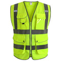JKSafety Safety Vest for Men Women Reflective Hi Vis JK150 Yellow S - color: Yellow, size: Small