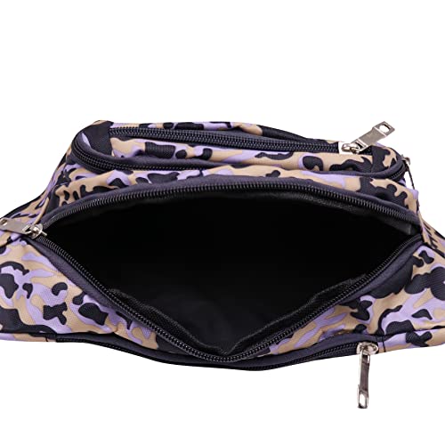 AIBEARTY Kids Fanny Pack Boys Small Camouflage Waist Pack Belt Waist Bag Pack Pouch with Adjustable Strap for Children Sport Running, Camping, Trip Deep Grey(2 Layer) - color: Deep Grey (2 Layer)