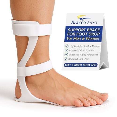 Brace Direct Leaf Spring AFO Foot Drop Brace, Trim to Fit Inside Shoes - size: Right Foot - Right - Mens