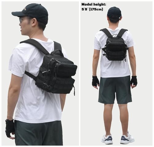 9L/20L Mini Backpack for Men and Women, Small Backpack for Gym Hiking Travel Sports Running - color: 9l-purple
