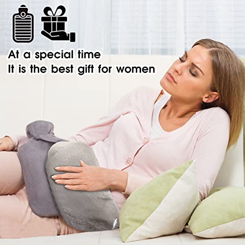 Hot Water Bottle Wearable, Wrap Around Hot Water Bottle Bottle Warmer with Longer Belt for Period Pain Relief Neck, Shoulder, Back, Legs,Waist Warm