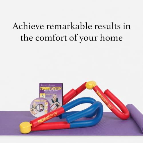 Suzanne Somers Toning System – Home Resistance Fitness Set for Legs, Hips, Arms & Core, Includes Instructional DVD, Durable Exercise Toner Tools