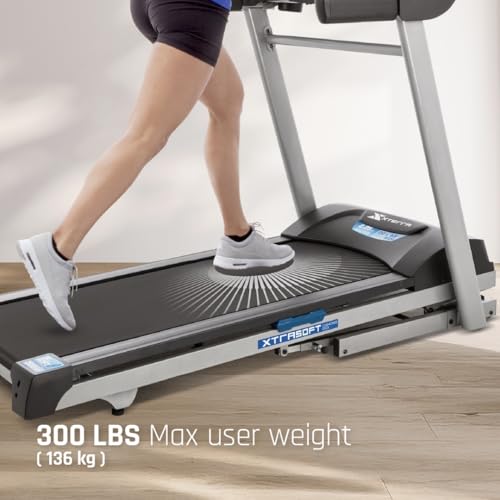 Xterra Fitness Sport Series Premium Folding Smart Treadmill, Handlebar Speed and Incline Controls, Large XTRASoft Cushioned Running Deck, Built-in FTMS-Enabled Bluetooth with XF Connect Fitness App - style: TRX2500