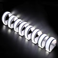 FANL 8/12/24 Pack LED Glow Bracelets, 8 Colors, Light Up Party Favors - color: 8 Pack – White