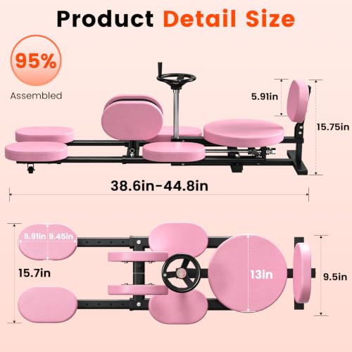 2026 Extended Leg Stretcher, Split Machine for Fexibility & Splits Training - size: Extendable (38.6"-44.8")