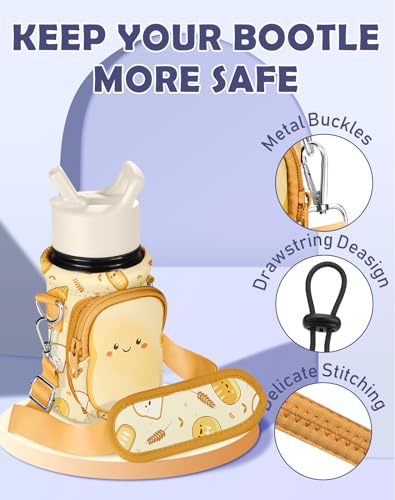 Miss Adola Kids Water Bottle Carrier, 10-18 Oz - color: Toast