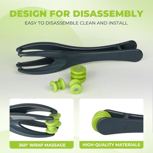Cellulite Massage Roller Tool (Grey) - color: Grey