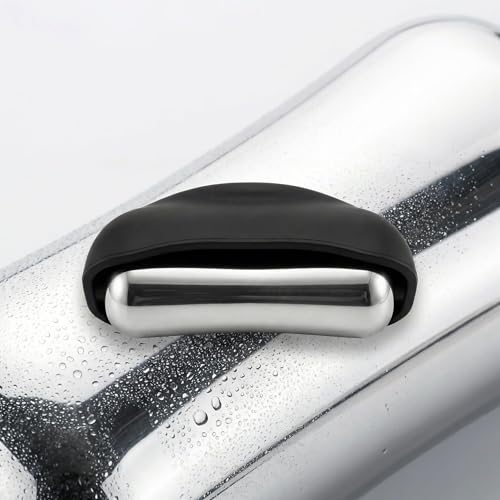 Cooling Massage Roller with Ergonomic Handle for Deep Tissue - color: Black