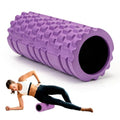 Krightlink Foam Roller for Muscle Massager, Patented 13" High Density Exercise Roller for Muscle and Myofascial Trigger Point Release, Yoga, Back Roller for Fitness, Yoga (Purple) - color: Violet