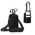 Xxerciz Water Bottle Carrier Bag with Phone Pocket Crossbody Sports Water Bottle Sling Pouch Holder with Adjustable Shoulder Strap, Universal Water Bottle Accessories for Walking Hiking