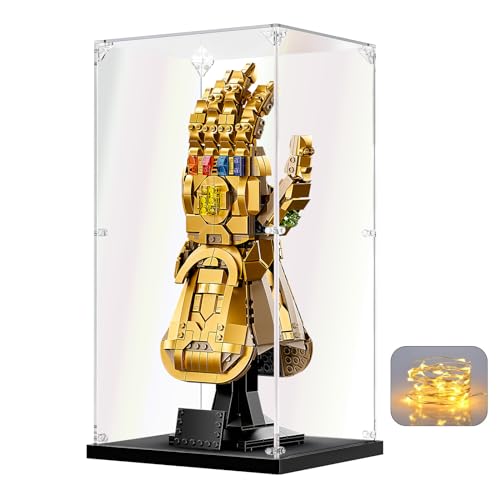 KOLIPI Acrylic Display Case for Collectibles, Clear Box 7.5x6.3x14.2 in - size: 7.5x6.3x14.2 inches