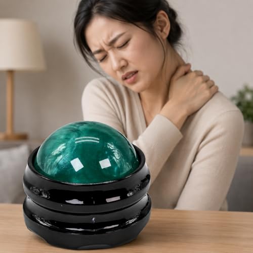 Massage Ball 1pc, Plastic Self-Massage Tool with Trigger Points for Neck Back Shoulders Feet, Portable Deep Tissue Massager for Gym Yoga Home