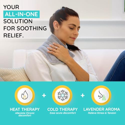 Microwavable Heating Pad Solutions Buddy - Moist Heating Pad - style: Microwavable Buddy with Lavender Aroma