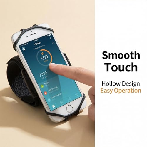 Wristband Phone Holder Mobile Phone Black Wrist Band