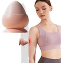Mountable Massage Ball with Suction Cup, Trigger Point Therapy Tool, Manual Self Targeted Pressure Massager for Stress Relief, Muscle Knot, Myofascial Release, Deep Tissue Massage (Pink) - color: Pink
