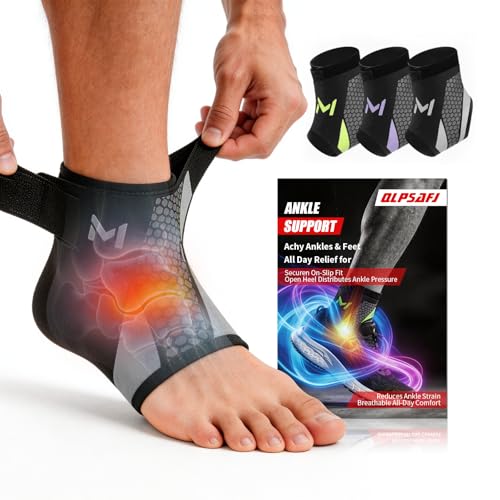2-Pack Ankle Brace Pro Lace up Anklepro Support Women Men Bidirectional Motion Softball Ankles Sports Sock with Straps Lightweight Basketball Elastic Ankle Stabilizer for Sprained Injured Foot (Gray) - color: Gray