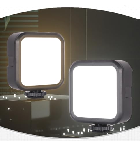 RGB Video Light, 2000mAh Magnetic LED Camera Light, 3 Cold Shoe - size: RGB Light