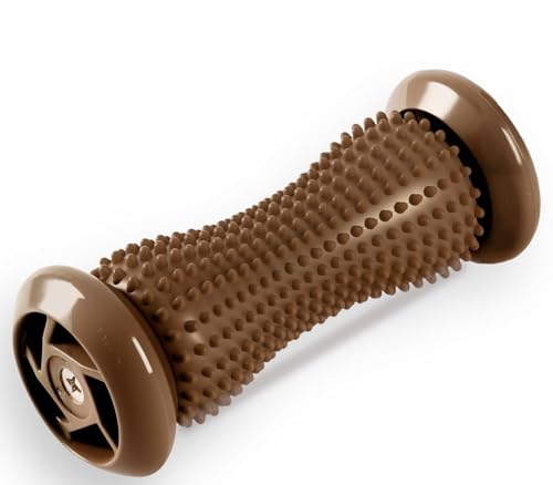 ChiFit Manual Foot Massager Roller for Plantar Fasciitis Relief, Portable Deep Tissue Muscle Massage Roller for Foot Arch and Heel Pain, Effective Reflexology Tool Relax The Nerves (Coffee) - color: Coffee