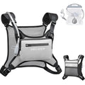Zelvot Running Vest with 1L Water Bladder, Chest Pack for Men Women - color: Gray