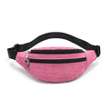 Fanny Packs for Women Men, Fashion Waist Pack Crossbody Bags Belt Bag with Adjustable Strap for Running Hiking Travel. - color: Pink-01
