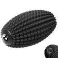 Vibrating Massage Ball for Full Body Relaxation, Silicone Trigger Point Massager Ball for Back, Leg, Foot, Muscle Recovery, Portable Rechargeable Massage Roller, 3 Vibration Speeds (Black) - color: Black