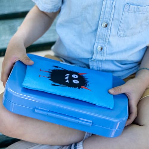 Yumbox Sweatproof Lunch Ice Packs for Kids (Monster Shark) - color: Monster Shark