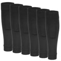 3 Pairs Pre-cut Soccer Sleeves, Leg Sleeves for Soccer, Compatible with Grip Socks Shin Guards Sleeves for Soccer Football