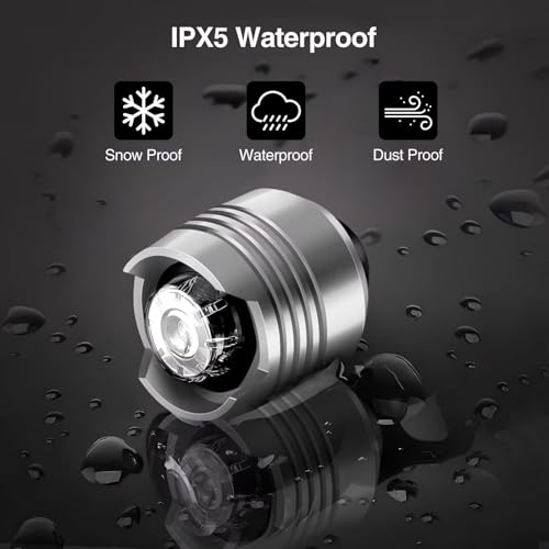 Rechargeable Clog Lights 2PCS, LED Shoe Clip Flashlight with 3 Modes, Waterproof Shoe Charm Accessories for Walking, Running, Camping – Adults & Kids (6 Colors) - color: Silver