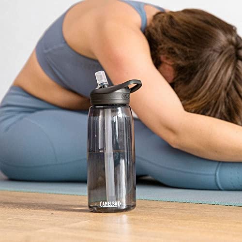 CamelBak Eddy+ Bite Valve Water Bottle 25oz, Charcoal - color: Charcoal 2.0, size: 25 Ounces