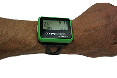 Gymboss Interval Timer and Stopwatch Watch Strap – Black