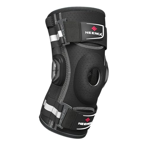 NEENCA Professional Knee Brace, Hinged Knee Support for Women & Men Relief - size: Large