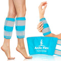 Vive Calf & Shin Ice Pack Wrap (Pair) - Extra Strength Hot & Cold Therapy - size: 2 Pack