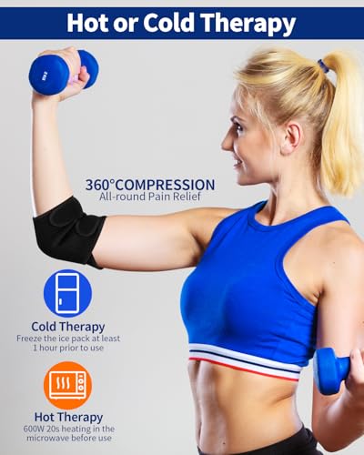 Gel Ice Pack Wrap with Straps for Knee,Elbow, Wrist, Neck, Ankle & Back,Reusable Ice Packs for Injuries, Inflammation & Recovery Hot Cold Therapy Short Style - style: Short