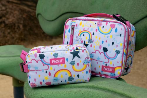 PackIt Freezable Classic Lunch Box, Rainbow Sky - color: Rainbow Sky