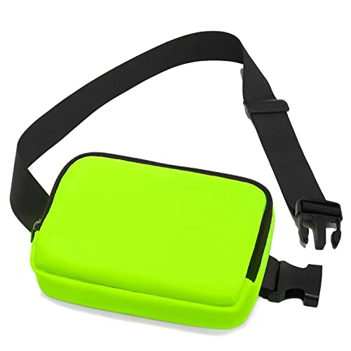 Amazerbst Belt Bag, Fanny Pack, Everywhere Belt Bag,40 Inch Adjustable Strap, for Women and Men,Waterproof - color: Green